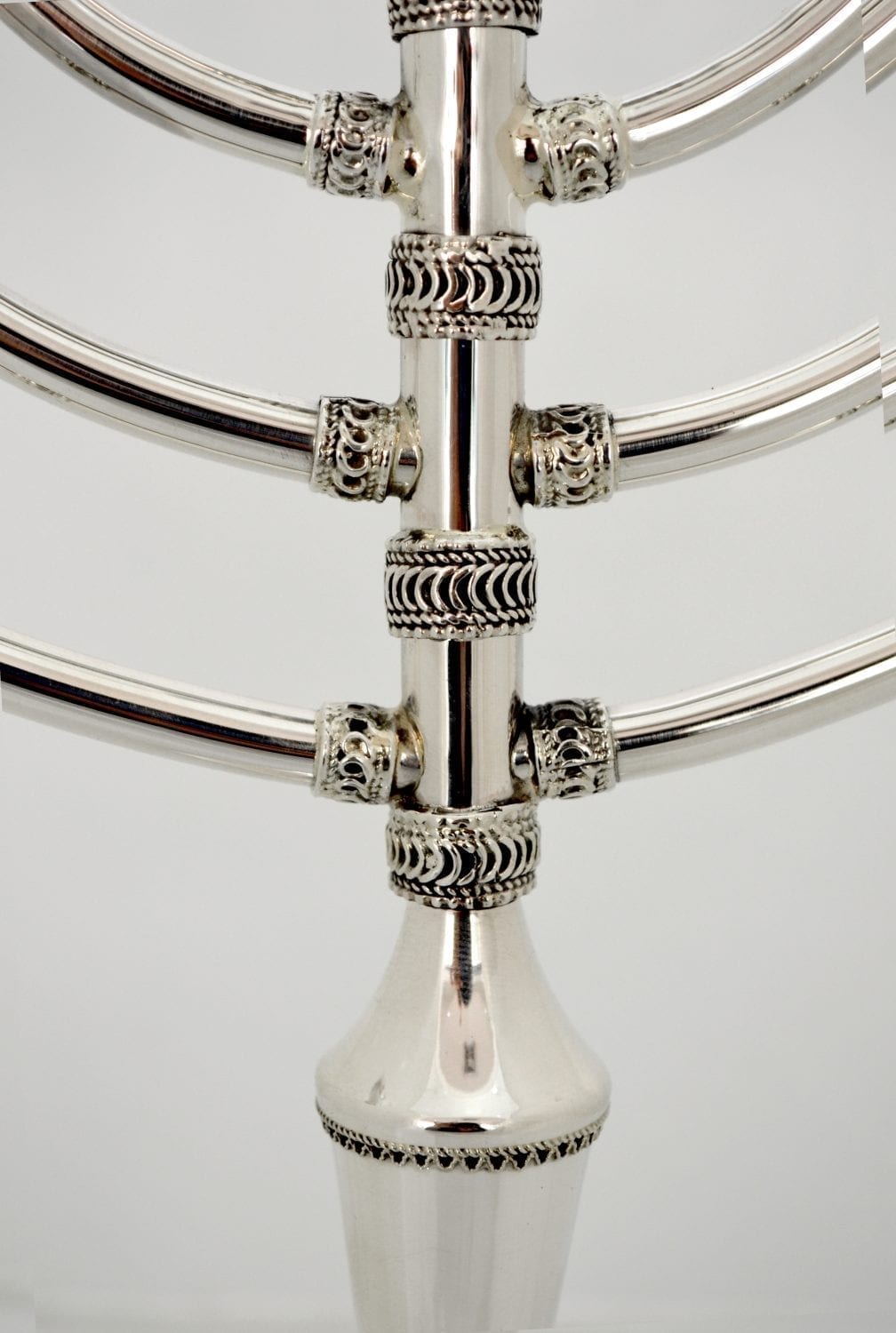 Small Sterling Silver Chanukah Menorah