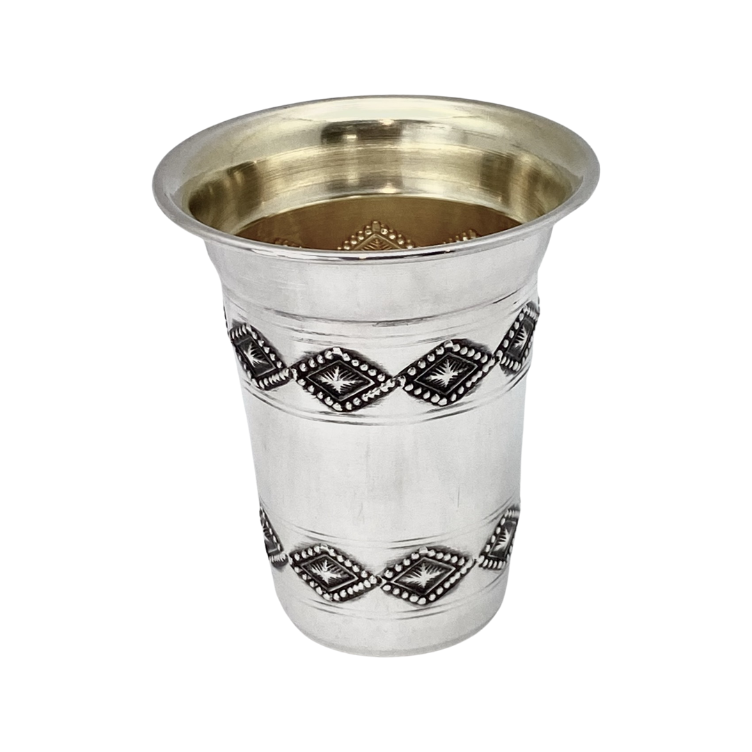 Diamond Chain Kiddush Cup