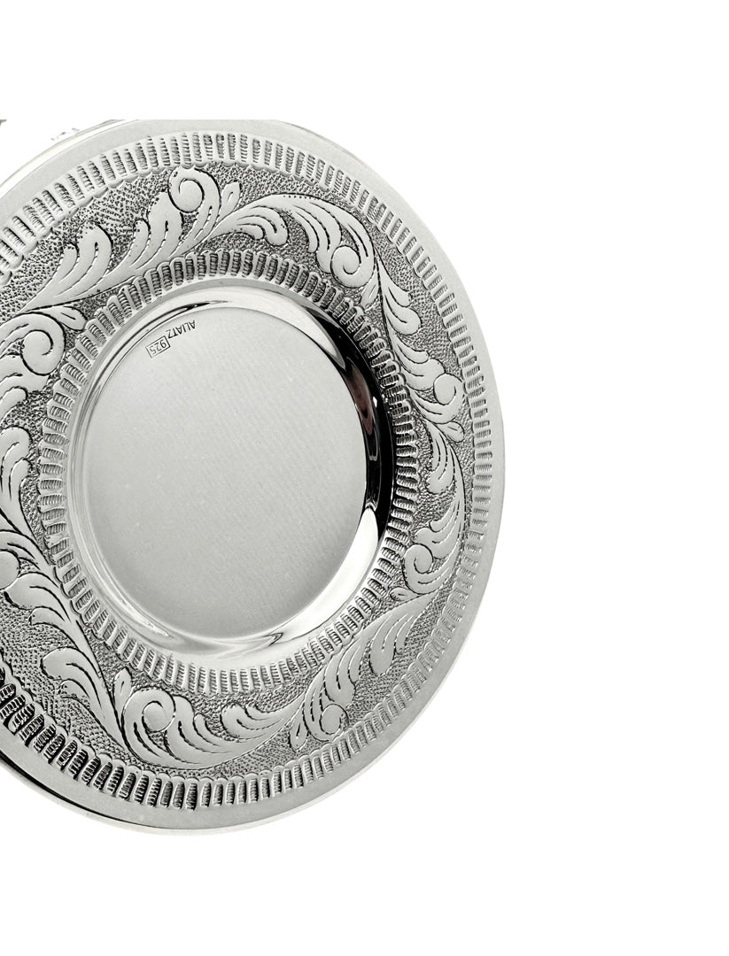 Feather Lines Kiddush Cup Set