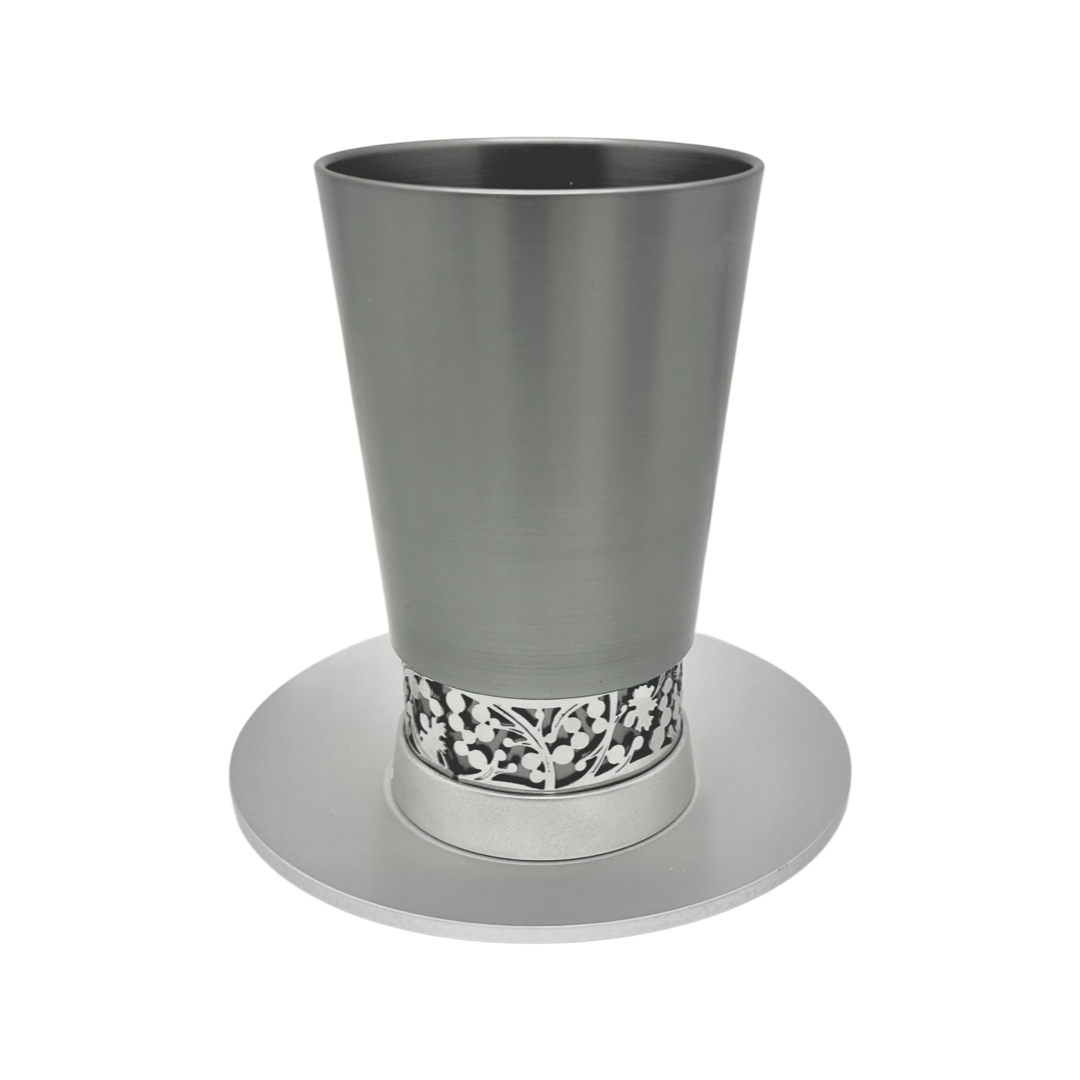 Anodized Aluminum Kiddush Cup by Lev Shneiderman