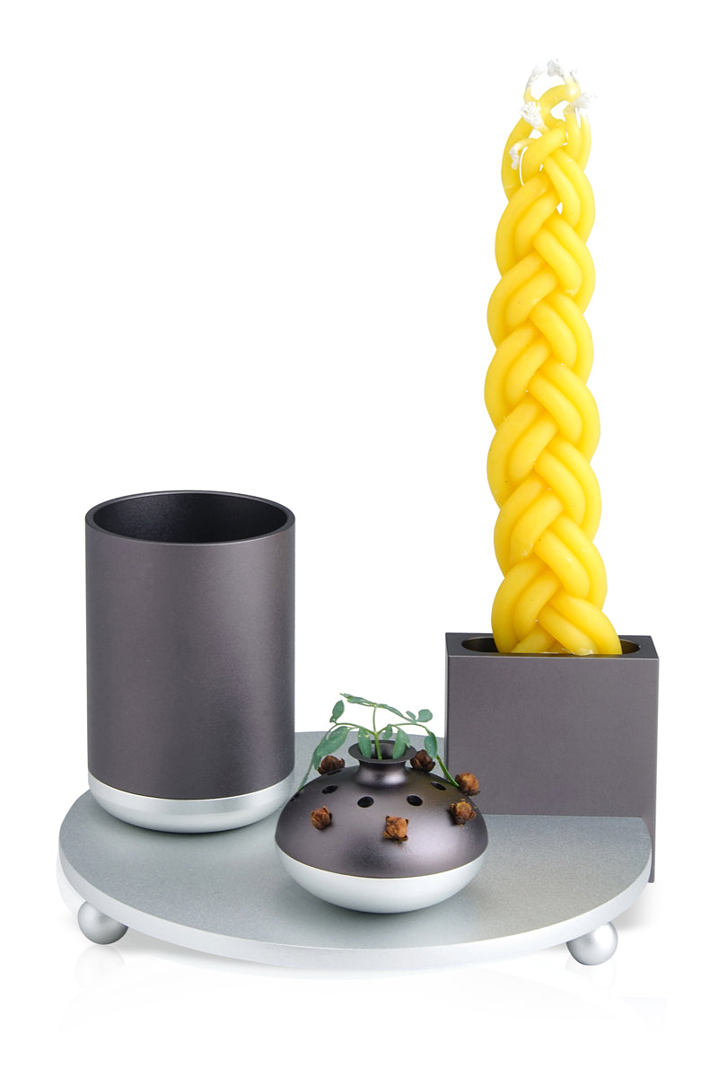 Anodized Aluminum Havdalah Set