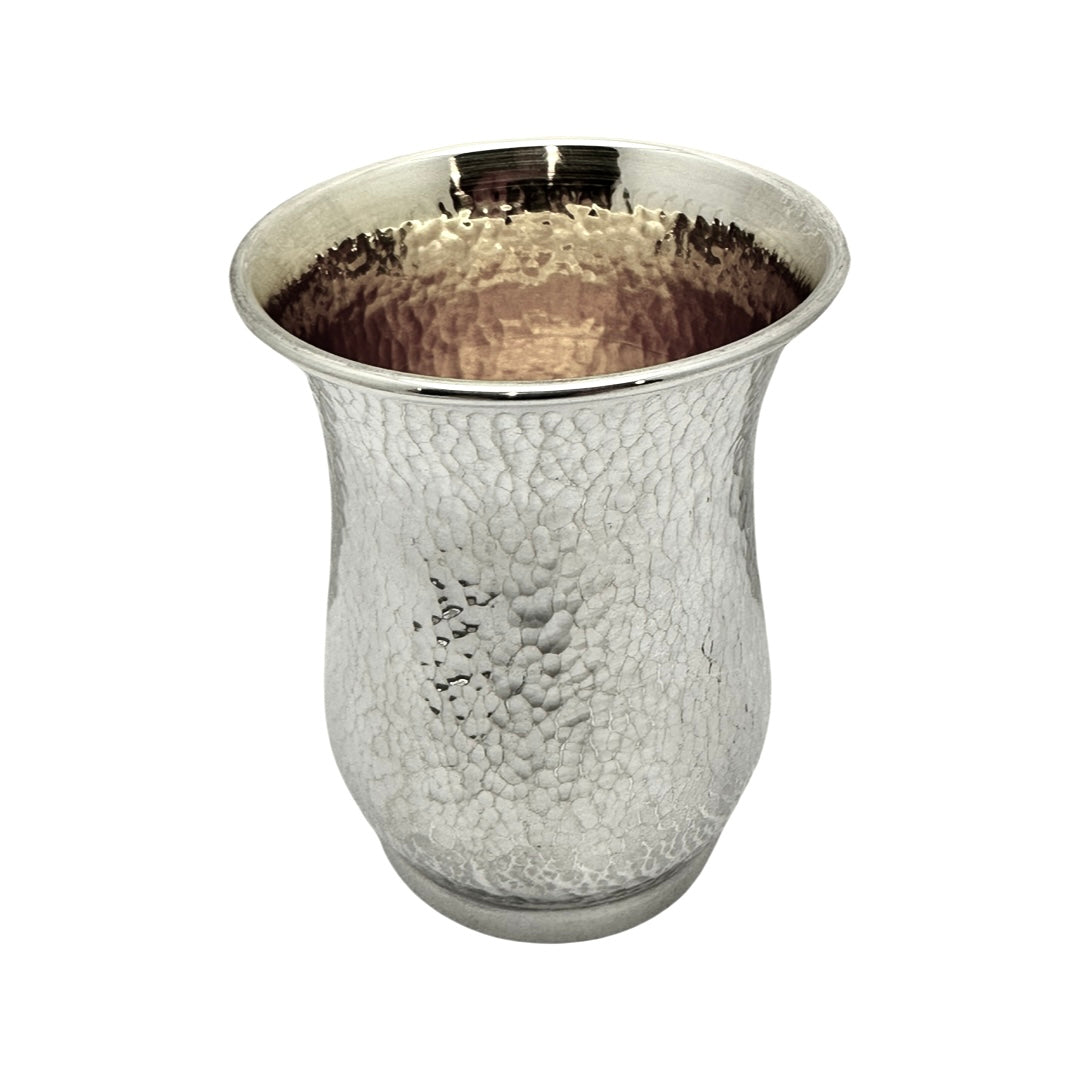 Beten Hammered Kiddush Cup Set