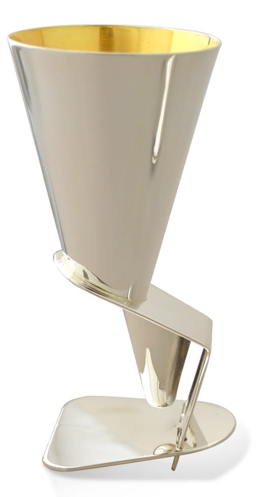 Modern Stem Kiddush Cup