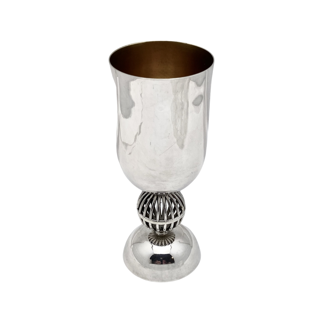 Kiddush Cup Ball on Stem