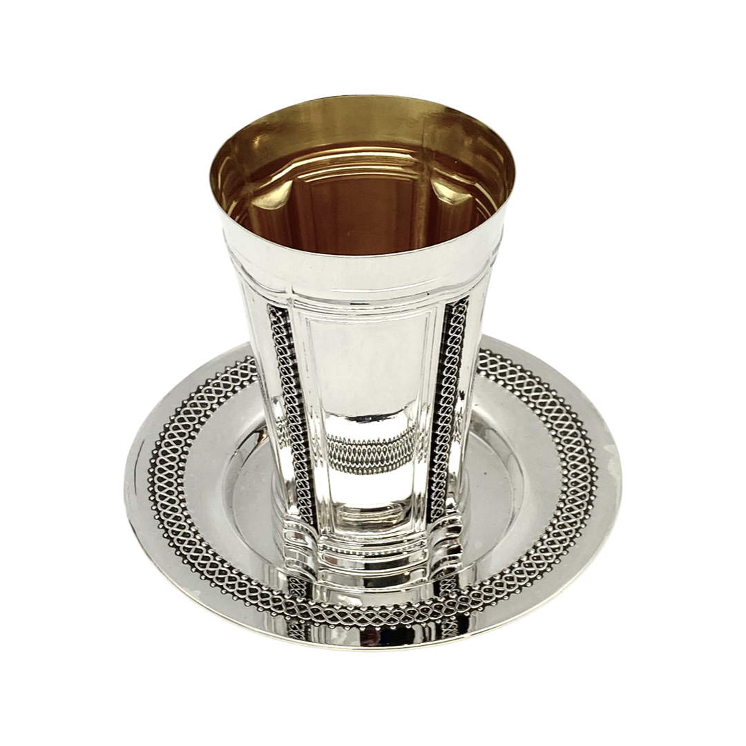 Kiddush Cup Set Filligree