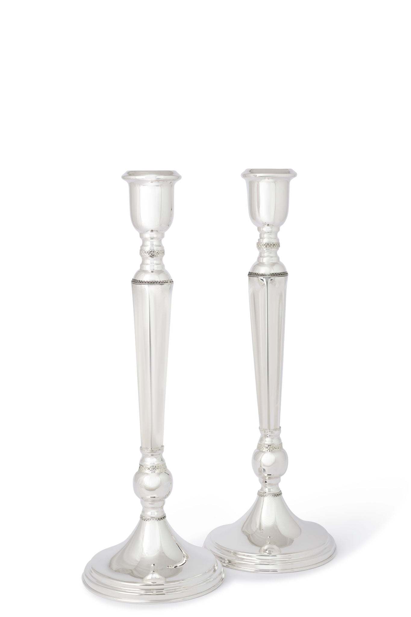 Sterling Silver with Filligree Candlesticks