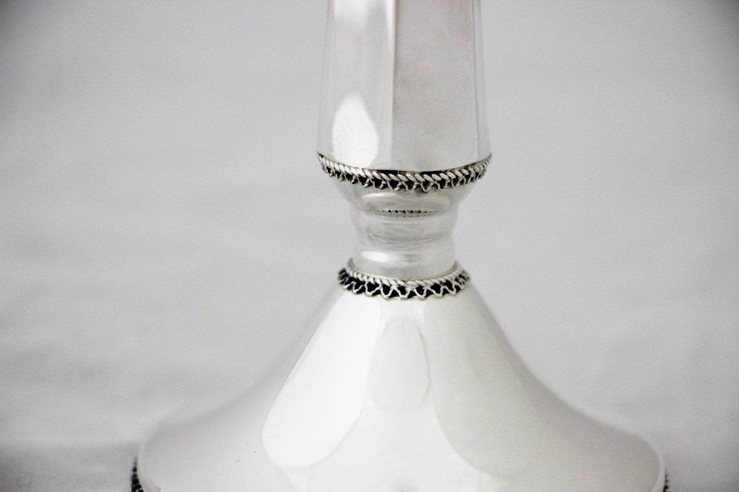 'Hadassah' Candlesticks with Filigree