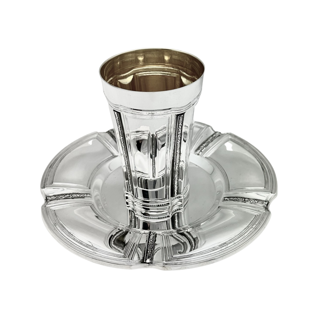 Swirl Kiddush Cup Set