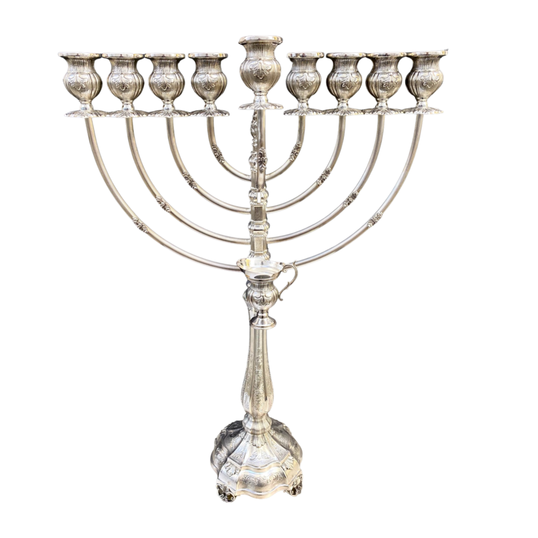 Cobalt Lindo Sterling Silver Menorah