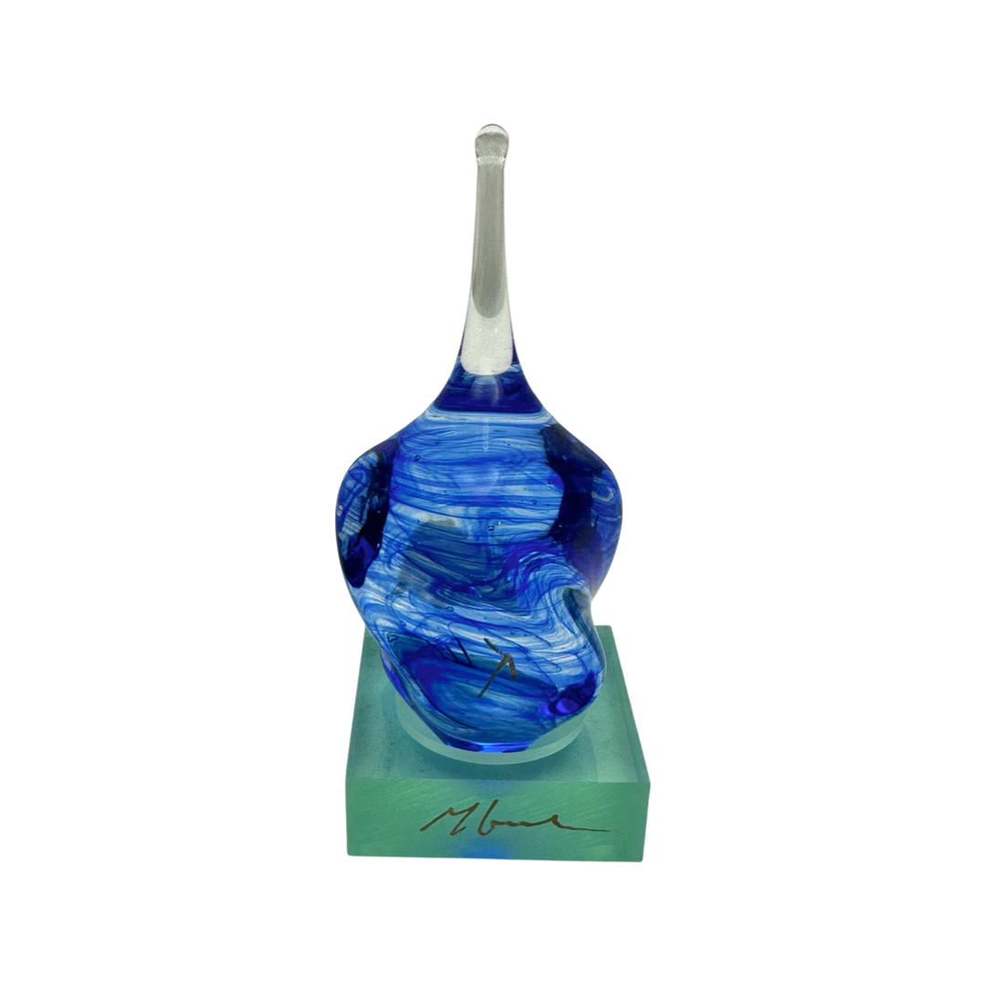 Michael Gore Blue Twist Dreidel