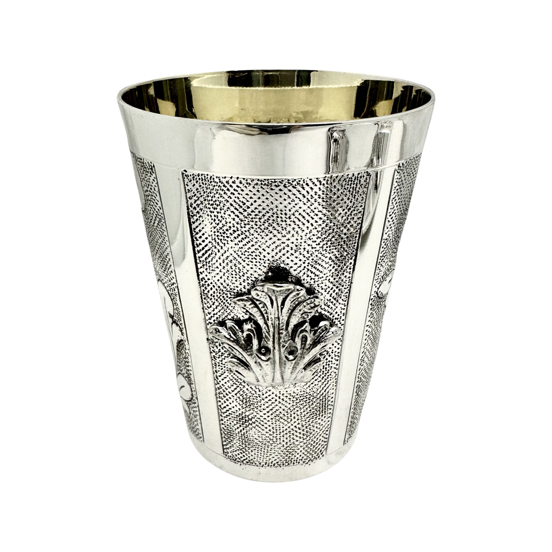 Casted Kiddush Cup Set L