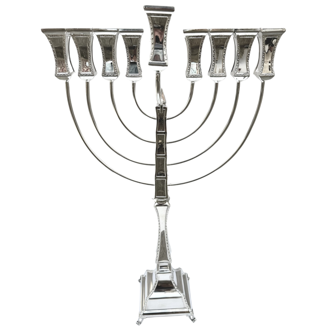 Diamond Cut Corners Menorah