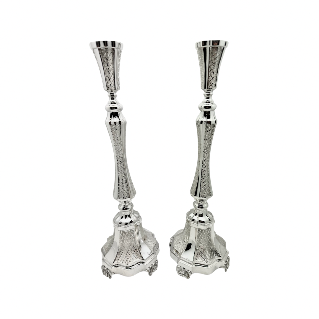 Diamond Cut Candlesticks