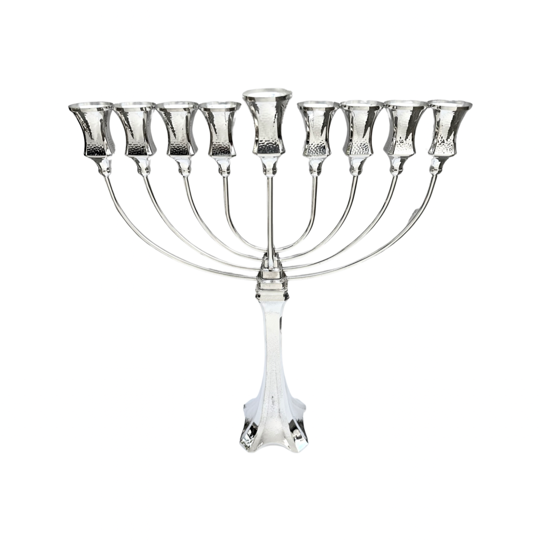 Hammered Leora Menorah