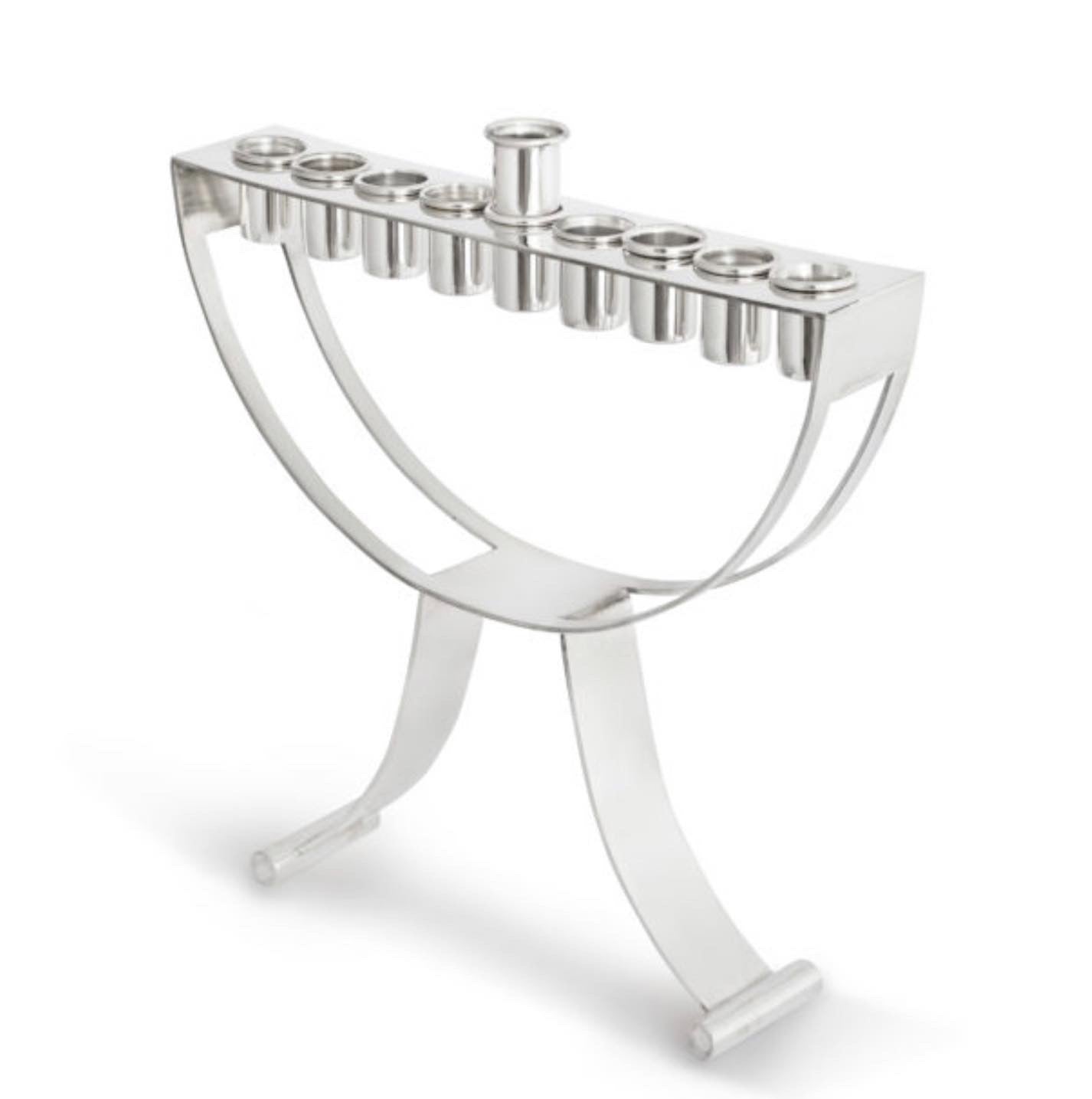 Modern Chanukah Menorah