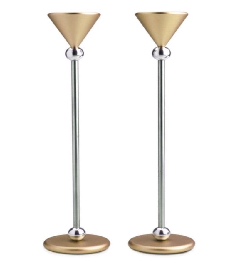 Anodized Aluminum Candlesticks