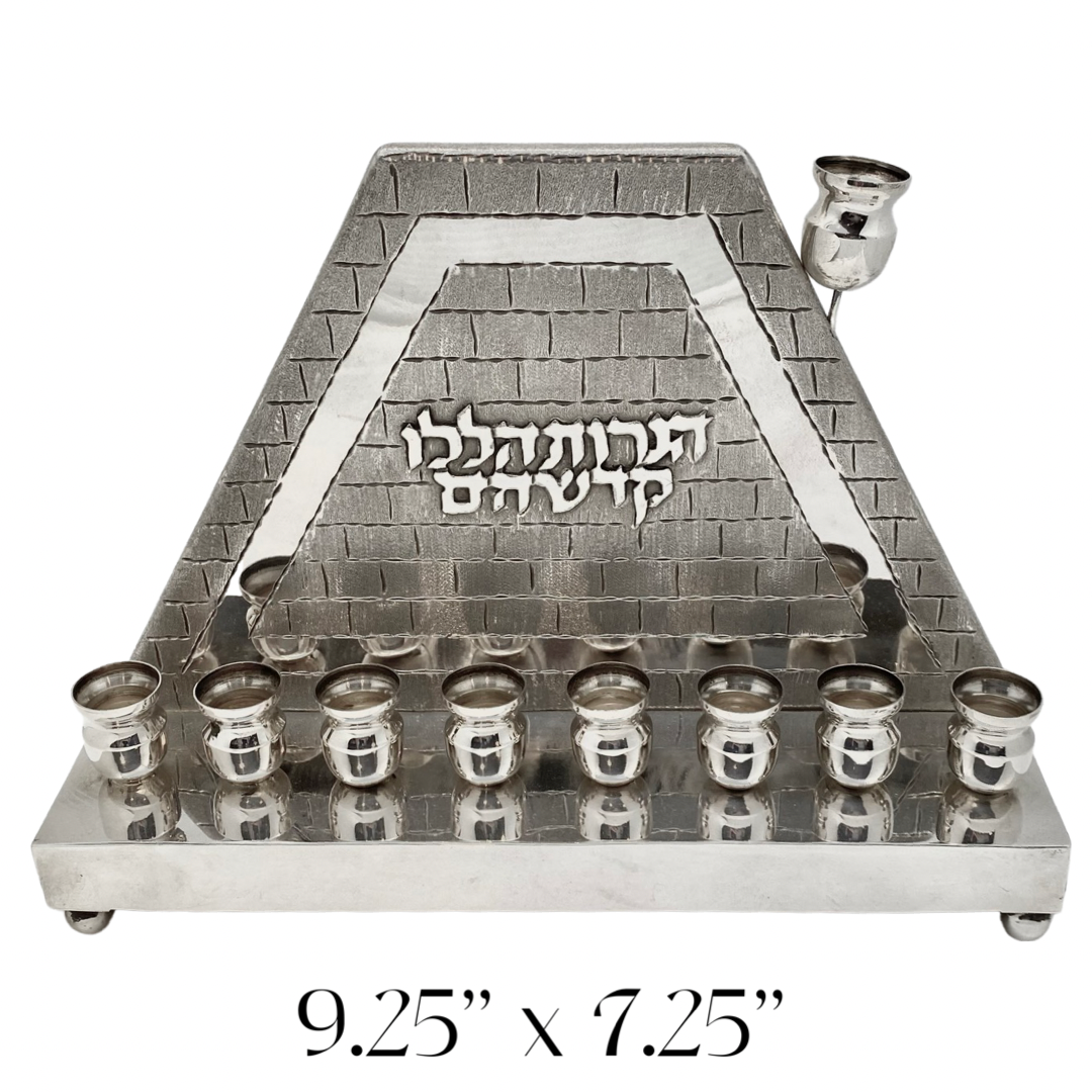 Diamond Cut Menorah