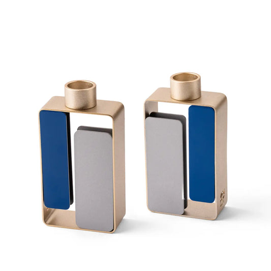 Modrian Inspired Candlesticks