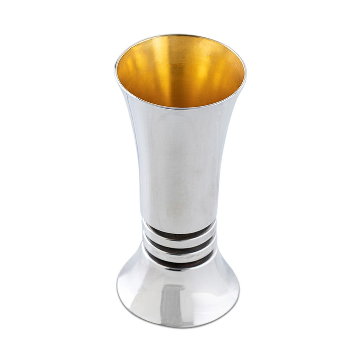Silver Disc Kiddush Cup