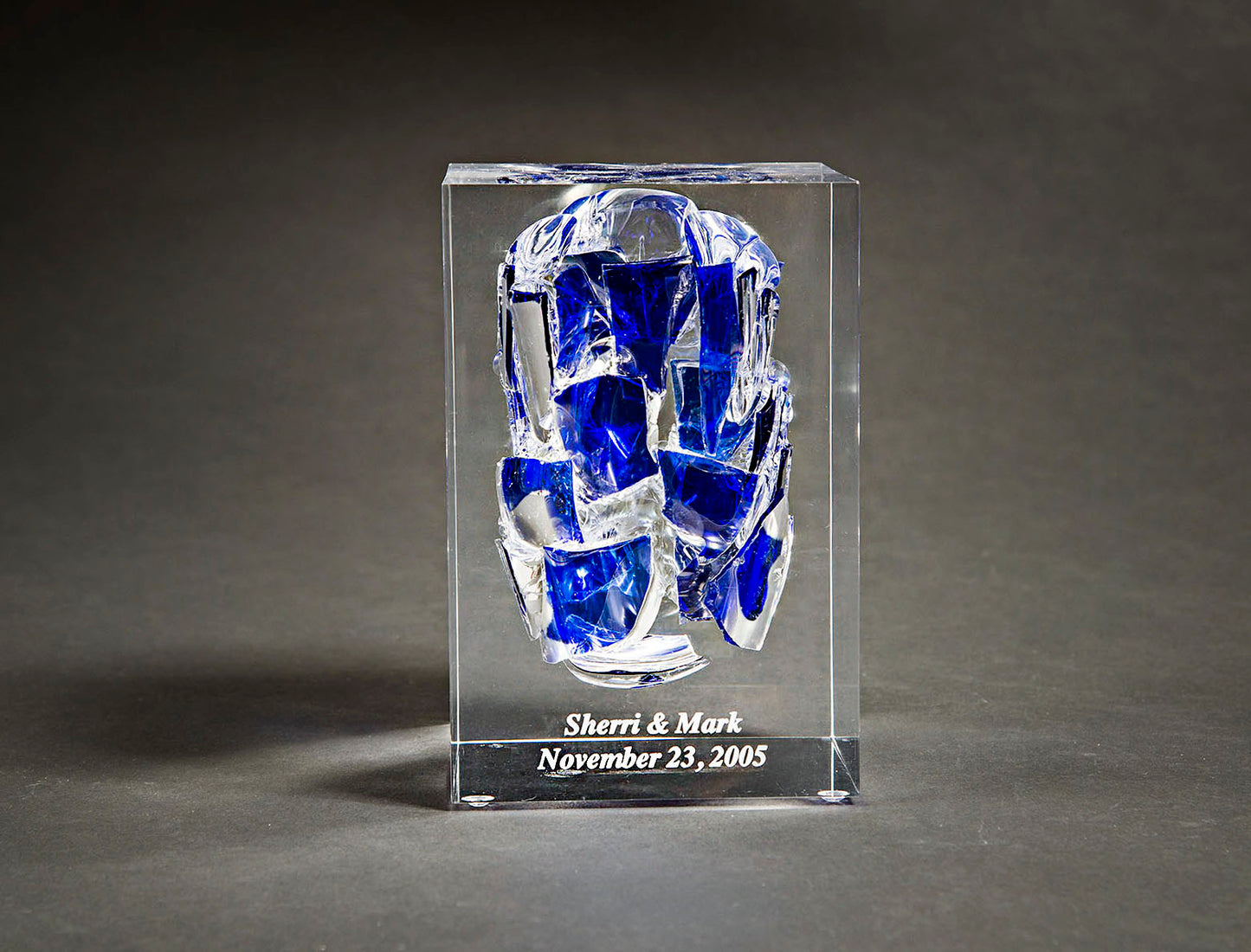 Rectangular Wedding Glass Cube