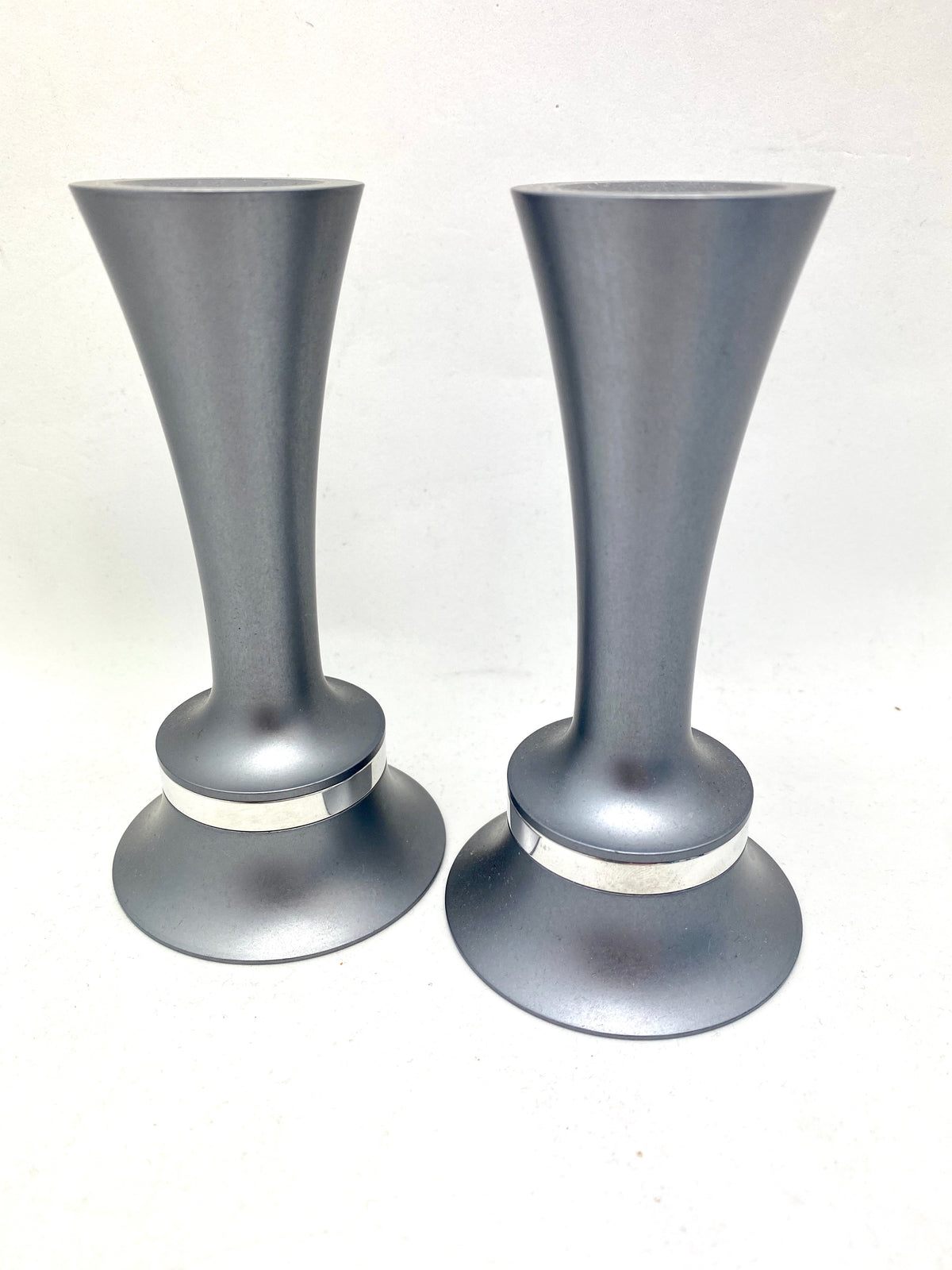Ofri Anodized Aluminum Candlesticks