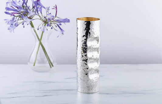 Hammered Sterling Silver Wash Cup or Vase