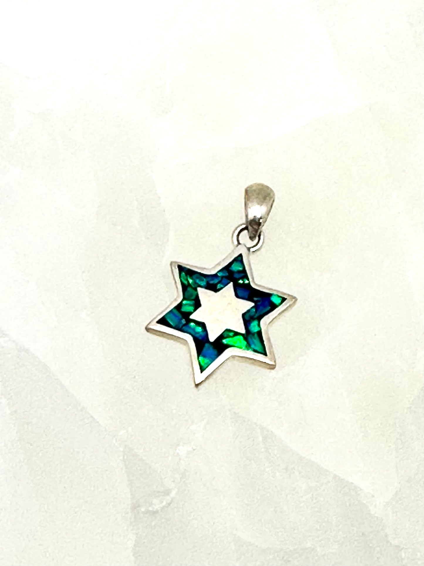Reversible Star/Hamsa Pendant