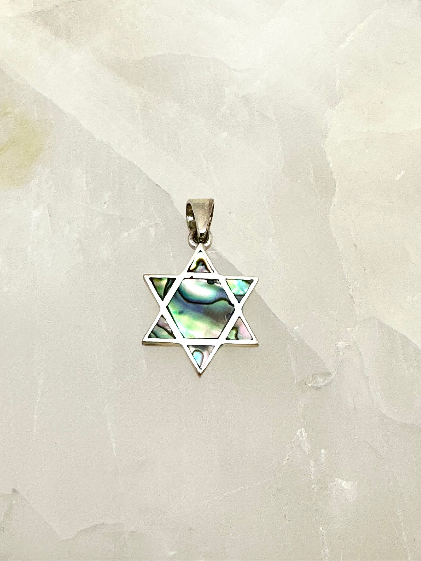 Abalone Shell Magen David