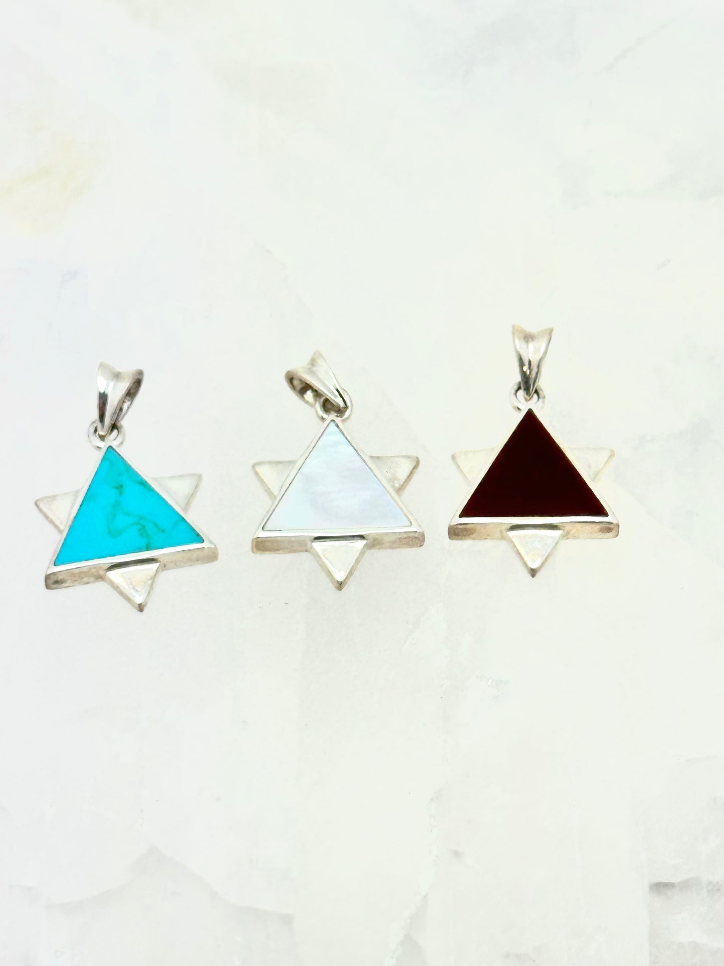 Semi Precious Stone Magen David