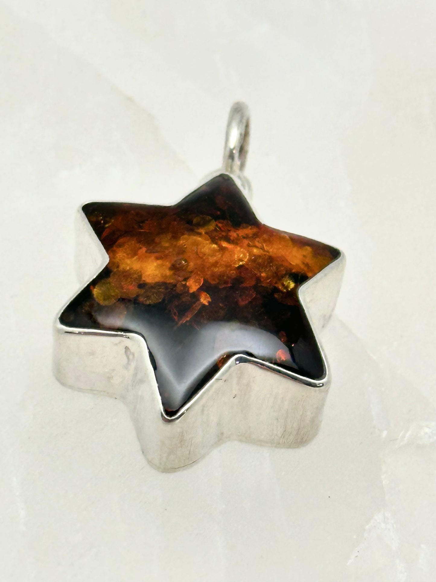 Amber Jewish Star