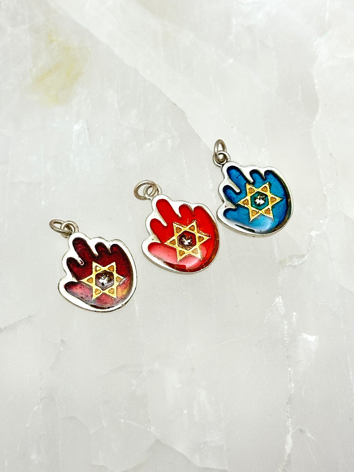 Enamel Hamsa