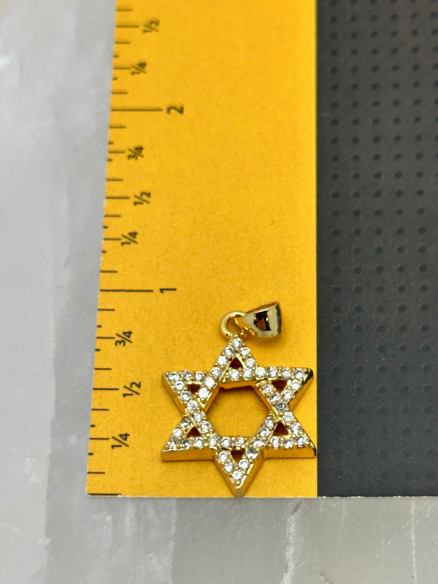 CZ Magen David Pendant