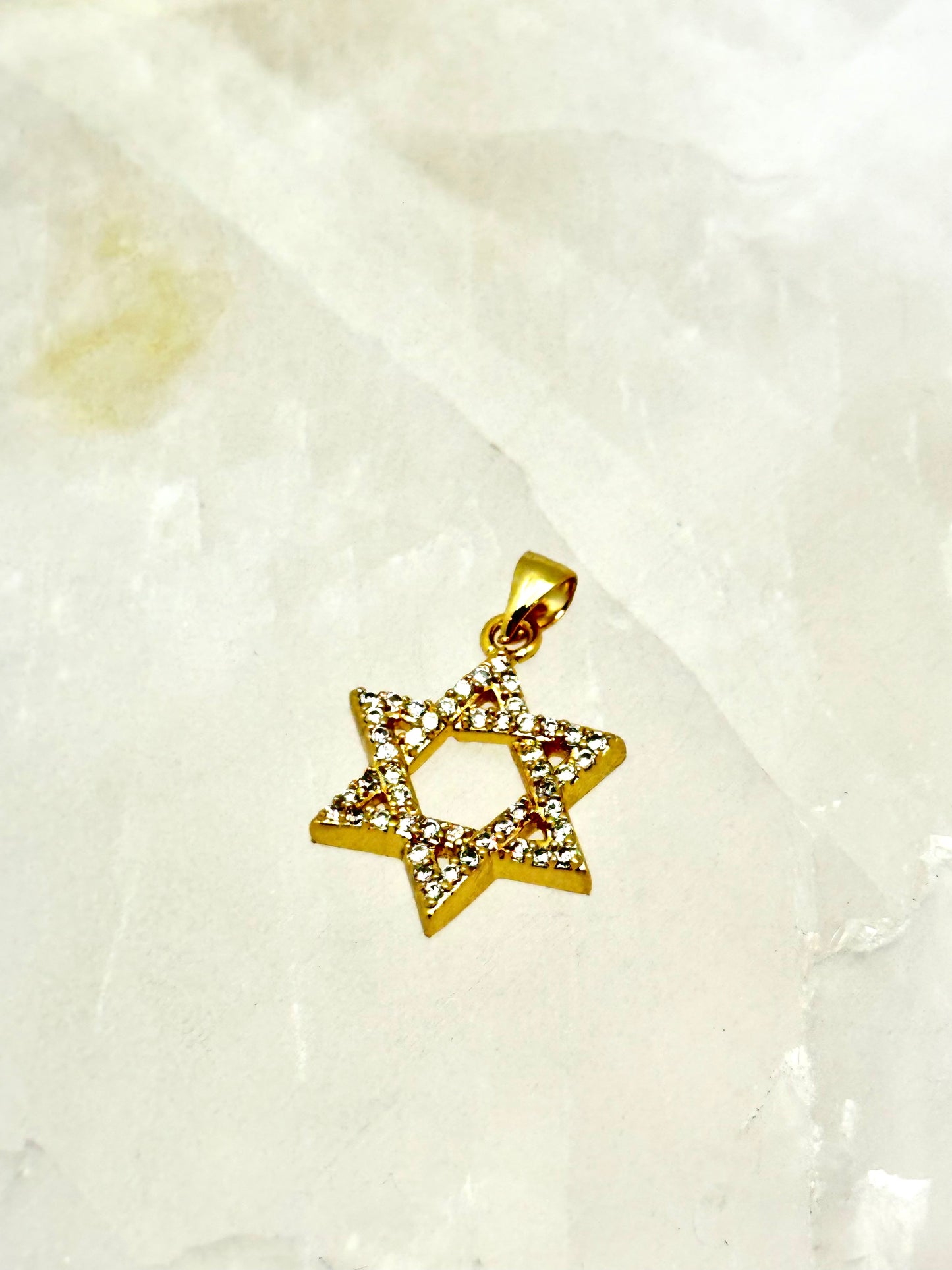 CZ Magen David Pendant