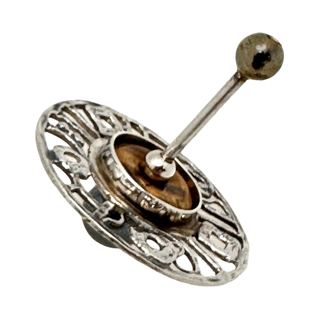 Semi Precious Stone & Silver Dreidel