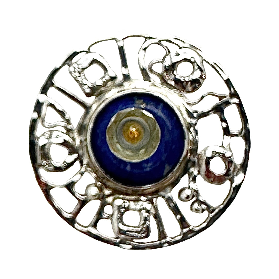 Semi Precious Stone & Silver Dreidel