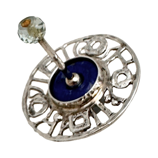 Semi Precious Stone & Silver Dreidel