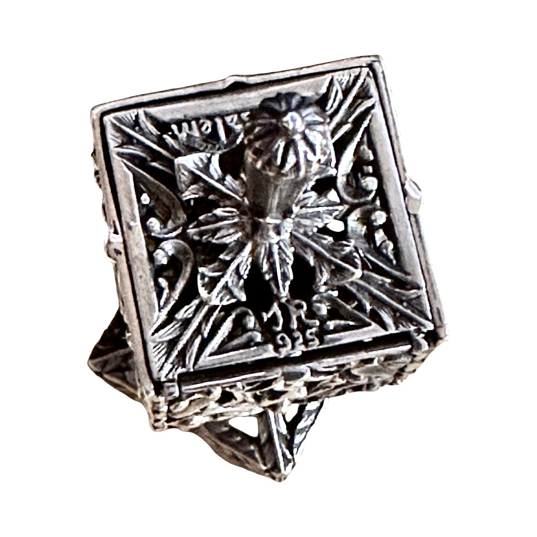 Silver Dreidel Besamim Box