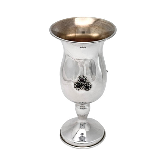 Kiddush Cup with Garnets