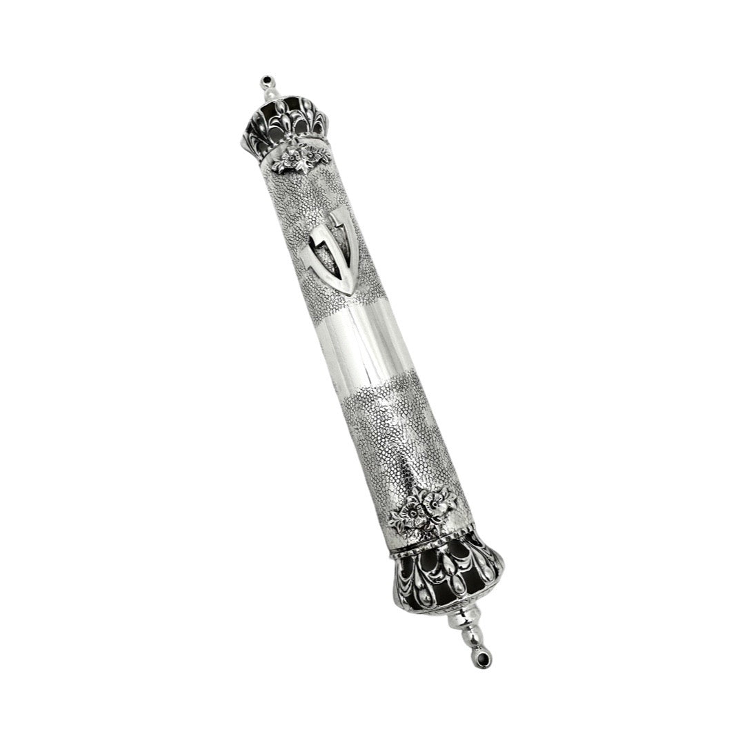 Sterling Silver Heritage Mezuzah