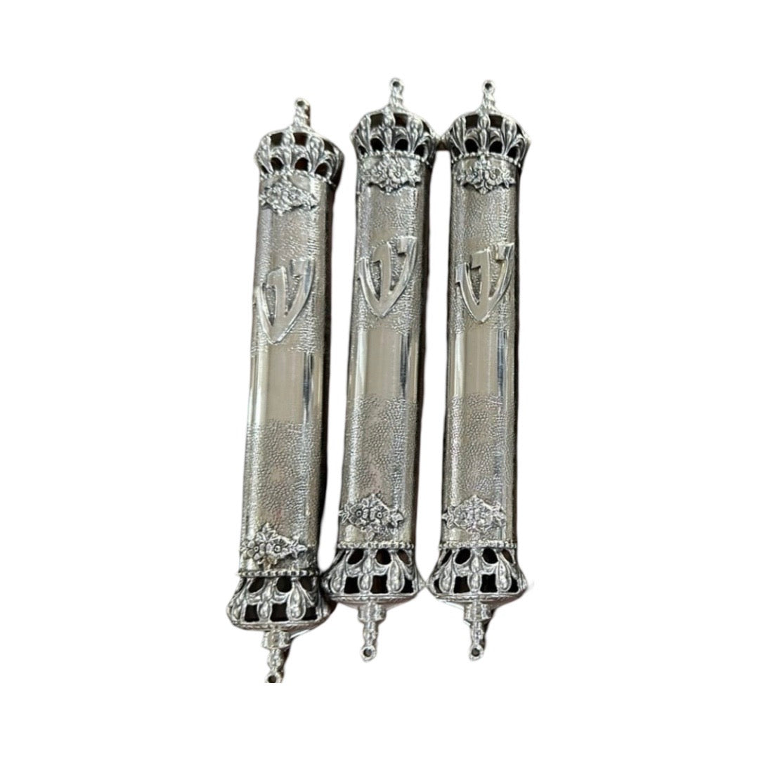 Sterling Silver Heritage Mezuzah