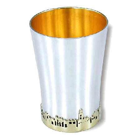 Jerusalem of Gold Kiddush Cup