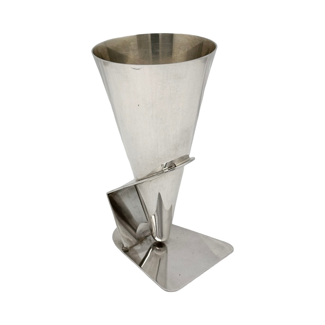 Modern Stem Kiddush Cup
