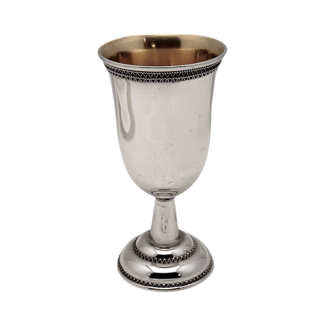 Kiddush Cup With Filigree