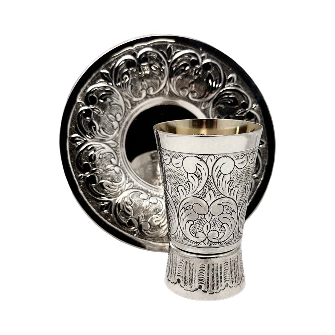 Chased Batuni Kiddush Cup Set