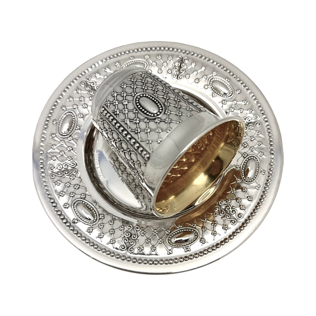 Riviis Kiddush Cup Set- Minimum Shiur