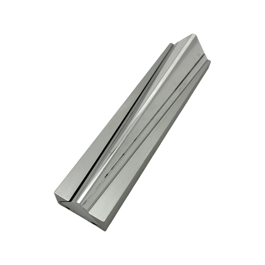 Modern Anodized Aluminum Mezuzah 4"