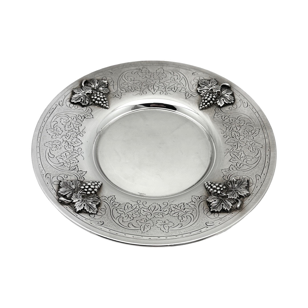 Chase Vine Casted Grapes Kiddush Cup Set