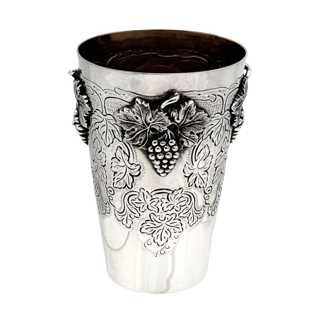 Chase Vine Casted Grapes Kiddush Cup Set