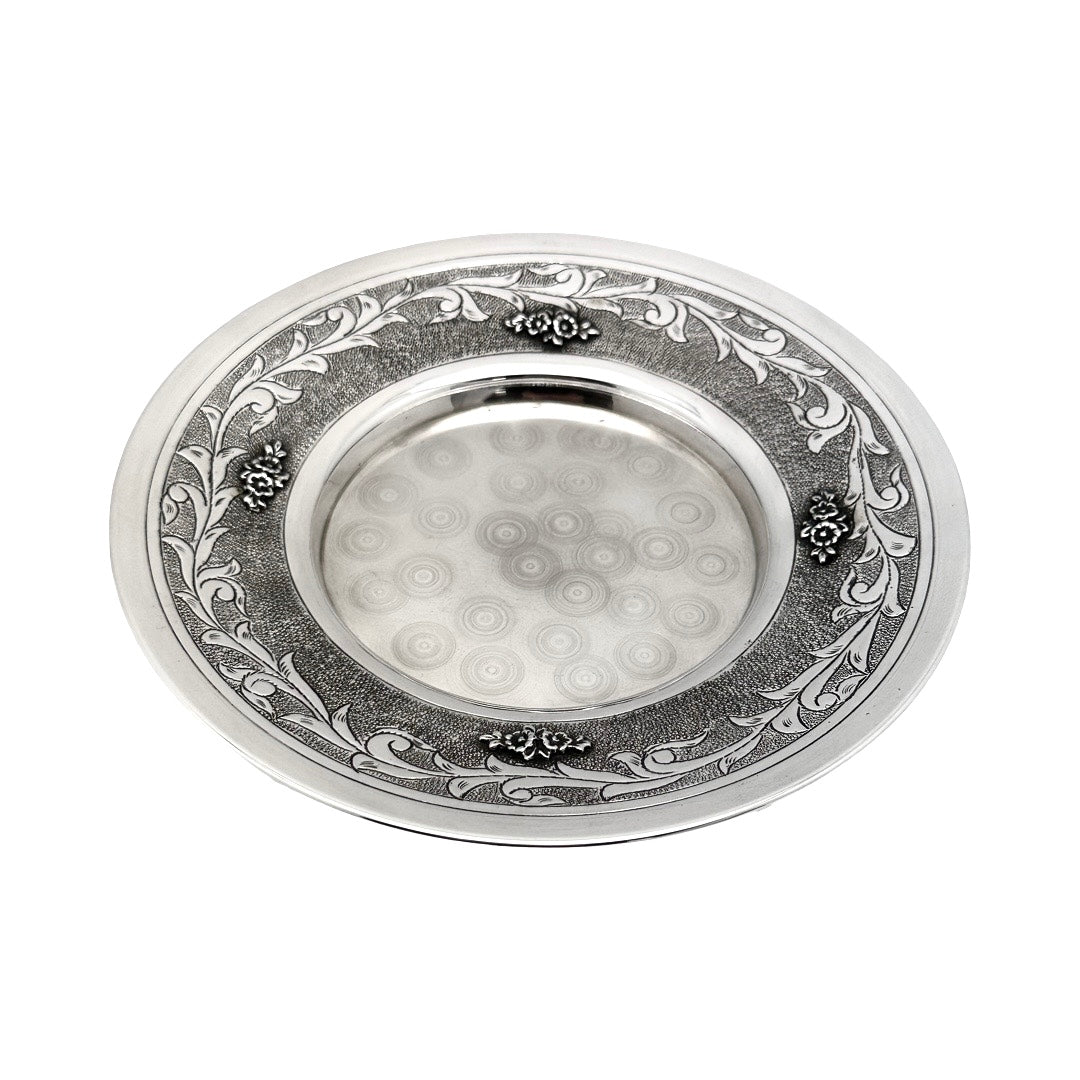 Chase Casted Flowers Kiddush Cup Set