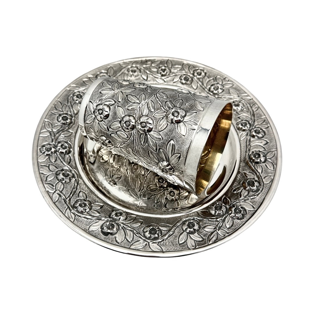 Flower Kiddush Cup Set